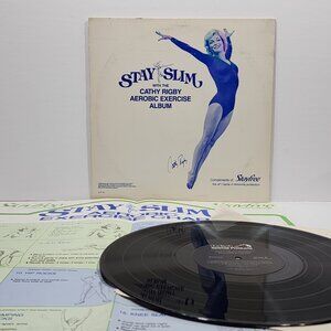 Stay Slim with the Cathy Rigby Aerobic Exercise Album LP 1982 RARE DISCONTINUED